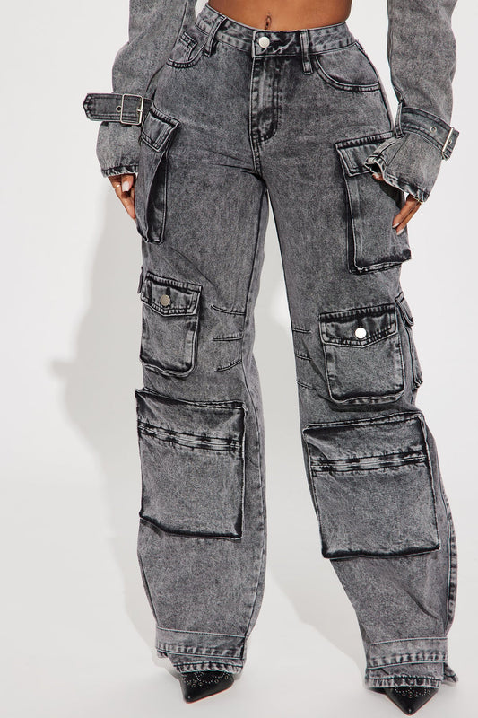 BILLIE LOW SLUNG CARGO JEANS