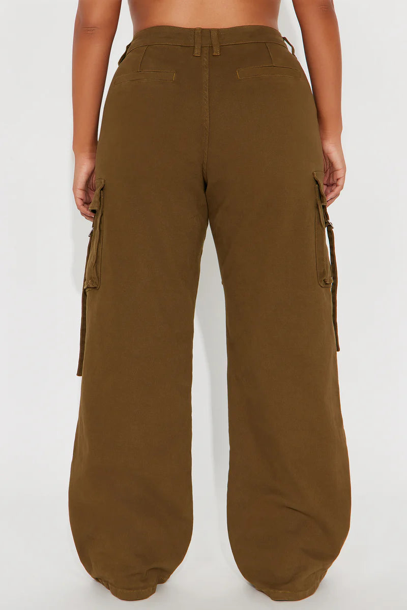 HONEY WIDE LEG CARGO PANT