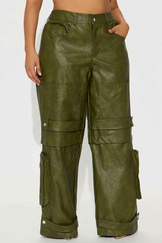 STREET HEAT WASHED FAUX LEATHER