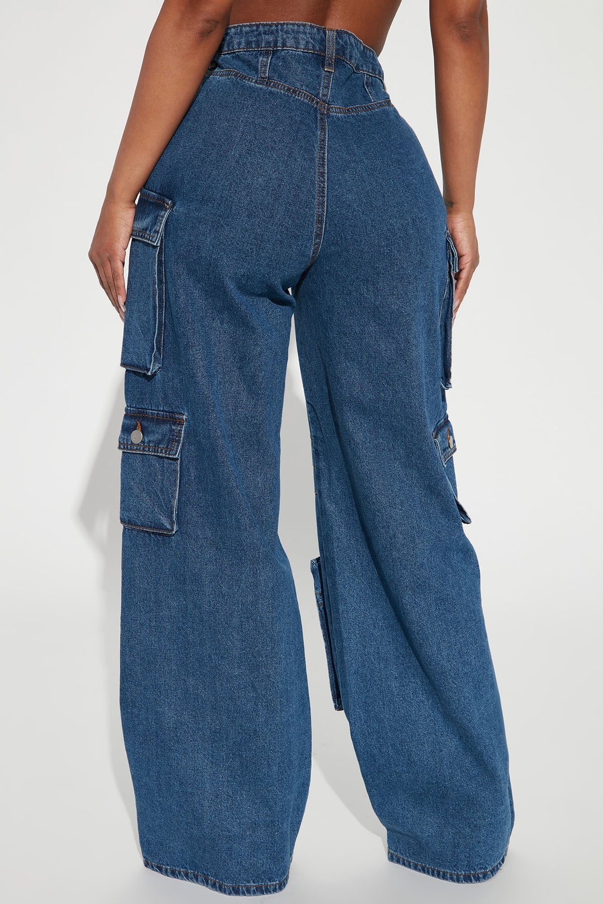 LILY HIGH RISE CARGO JEANS