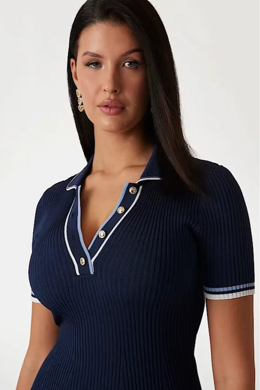 Fitted Polo Dress