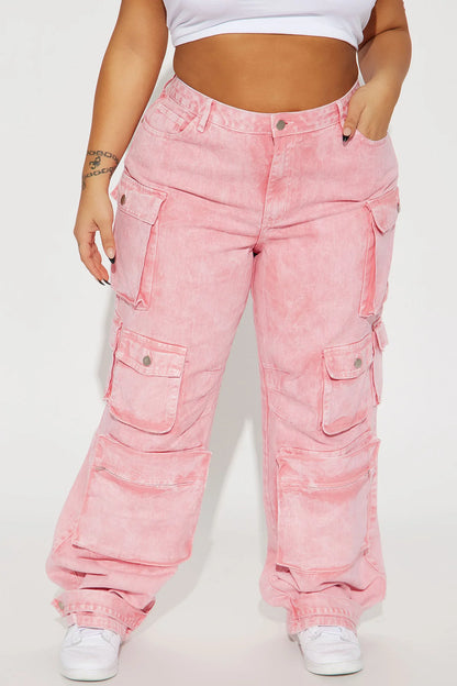 BILLIE LOW SLUNG CARGO JEANS