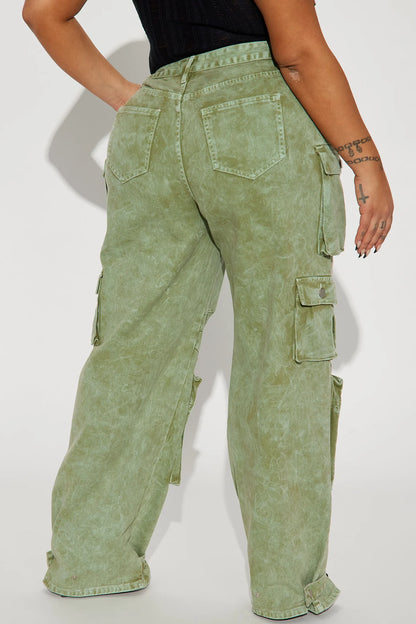 BILLIE LOW SLUNG CARGO JEANS