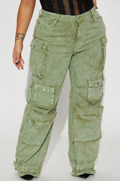 BILLIE LOW SLUNG CARGO JEANS