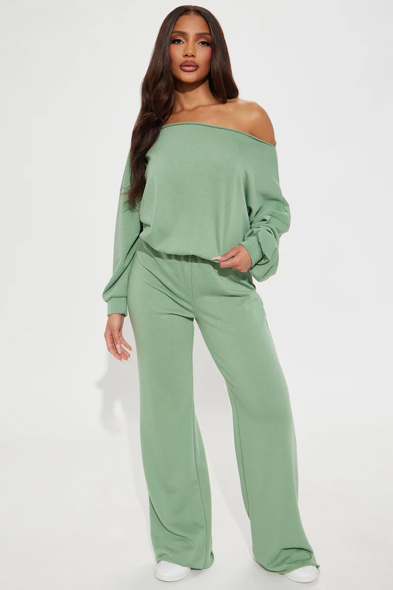 ROBYN OFF SHOULDER PANT
