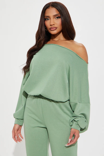 ROBYN OFF SHOULDER PANT