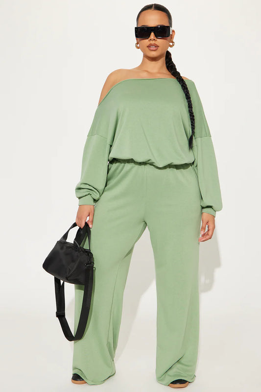 ROBYN OFF SHOULDER PANT