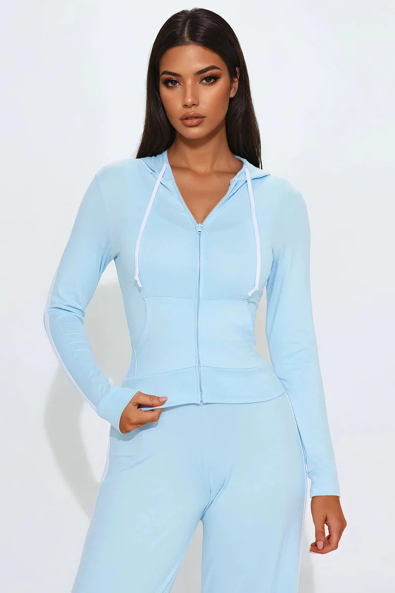 TENNIS COURTS WIDE LEG PANT SET