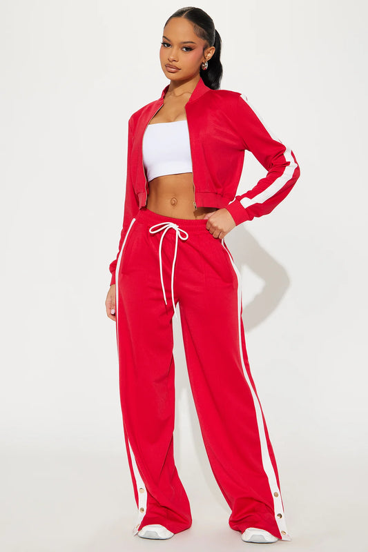 HANGING OUT LATER TRACK PANT SET