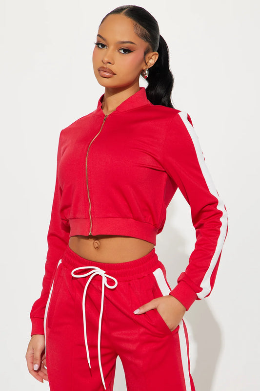 HANGING OUT LATER TRACK PANT SET