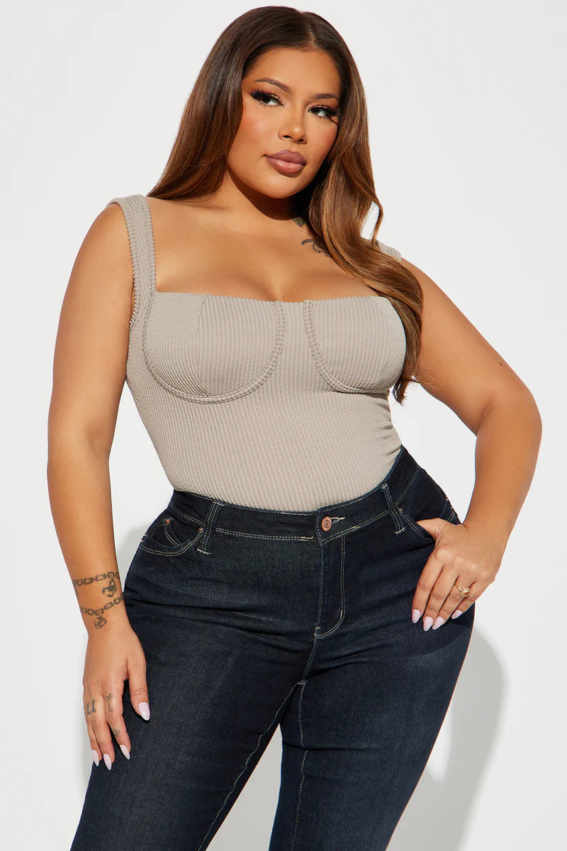 IT GIRL RIBBED BODYSUIT