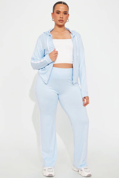 TENNIS COURTS WIDE LEG PANT SET