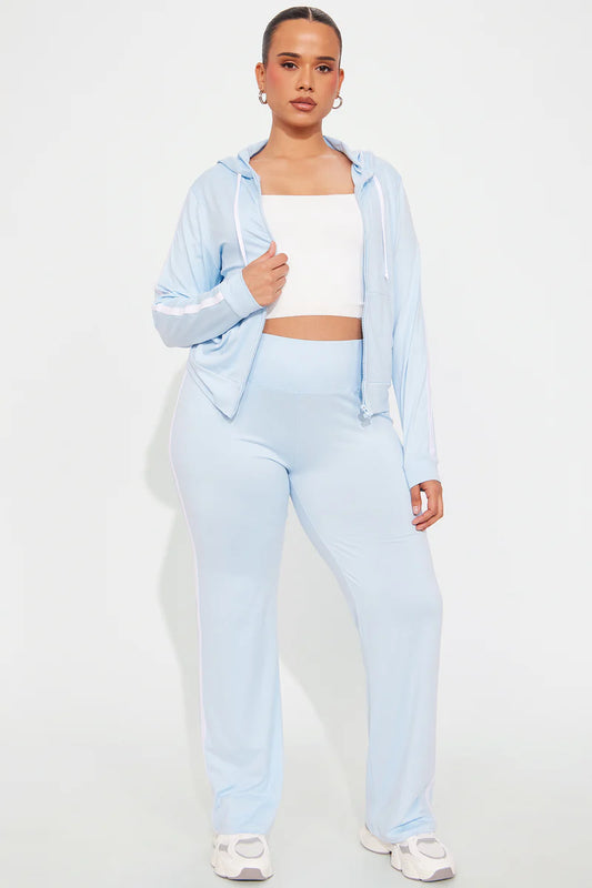 TENNIS COURTS WIDE LEG PANT SET
