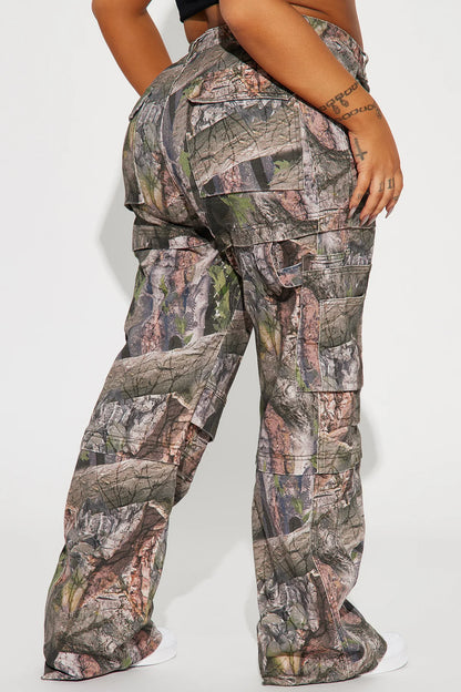 BREE CAMO STRETCH CARGO JEANS