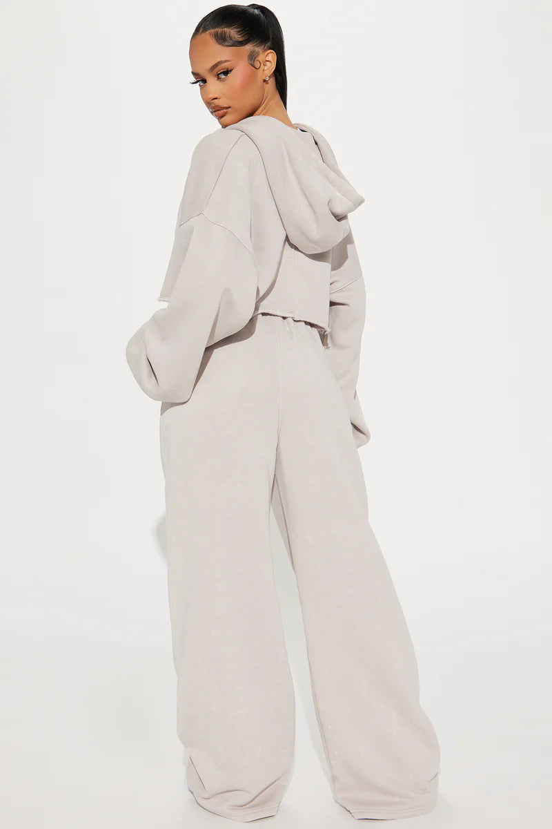 ON THE GO FLEECE PANT SET