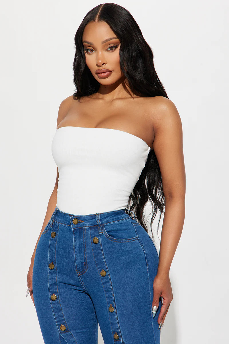 DEMI DOUBLE LINED TUBE BODYSUIT