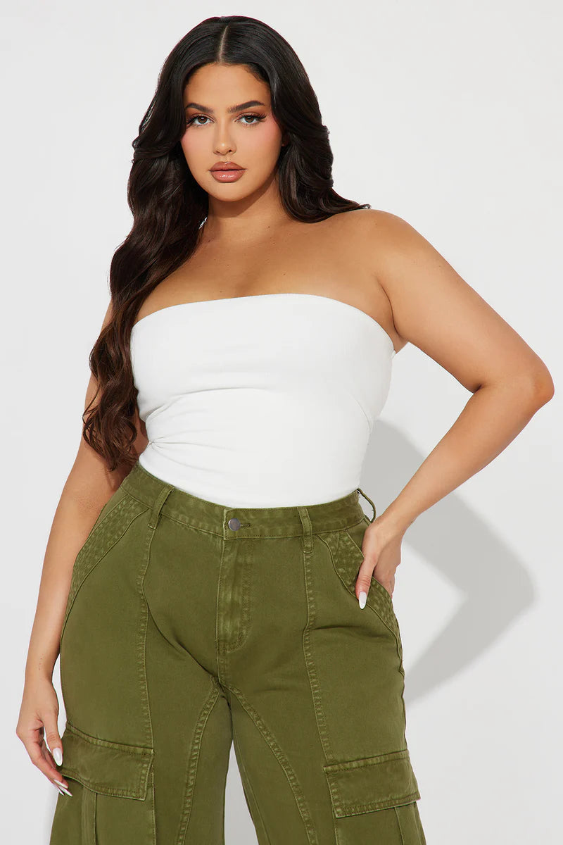 DEMI DOUBLE LINED TUBE BODYSUIT