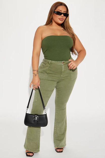 DEMI DOUBLE LINED TUBE BODYSUIT