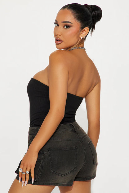 DEMI DOUBLE LINED TUBE BODYSUIT