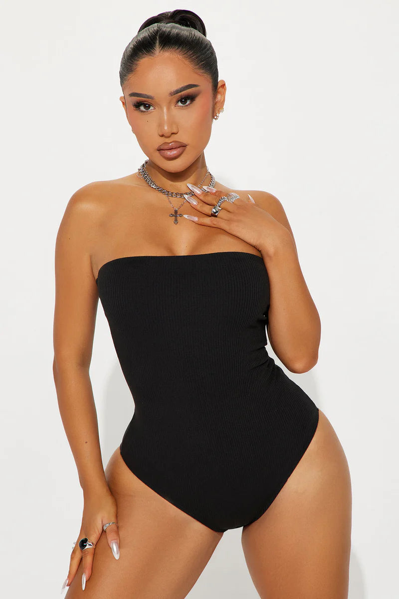 DEMI DOUBLE LINED TUBE BODYSUIT