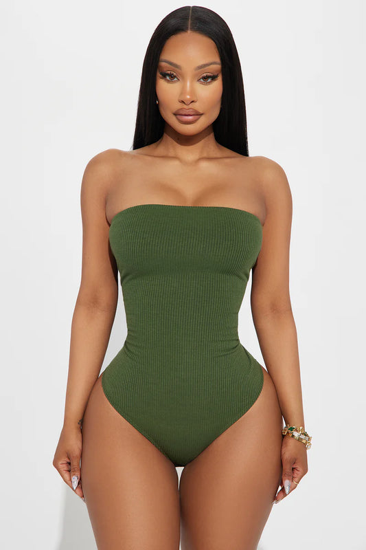 DEMI DOUBLE LINED TUBE BODYSUIT