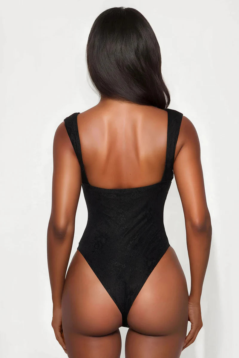 LAVINIA LACE CUT OUT CORSET BODYSUIT