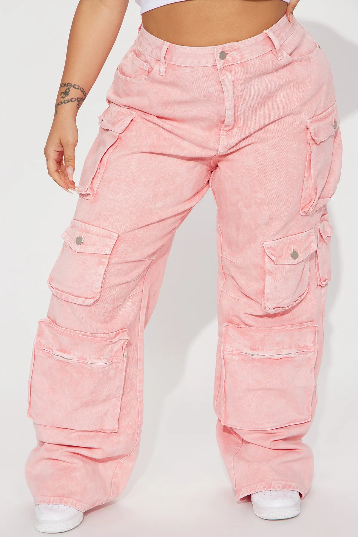 LILY HIGH RISE CARGO JEANS