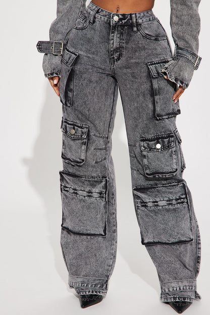BILLIE LOW SLUNG CARGO JEANS