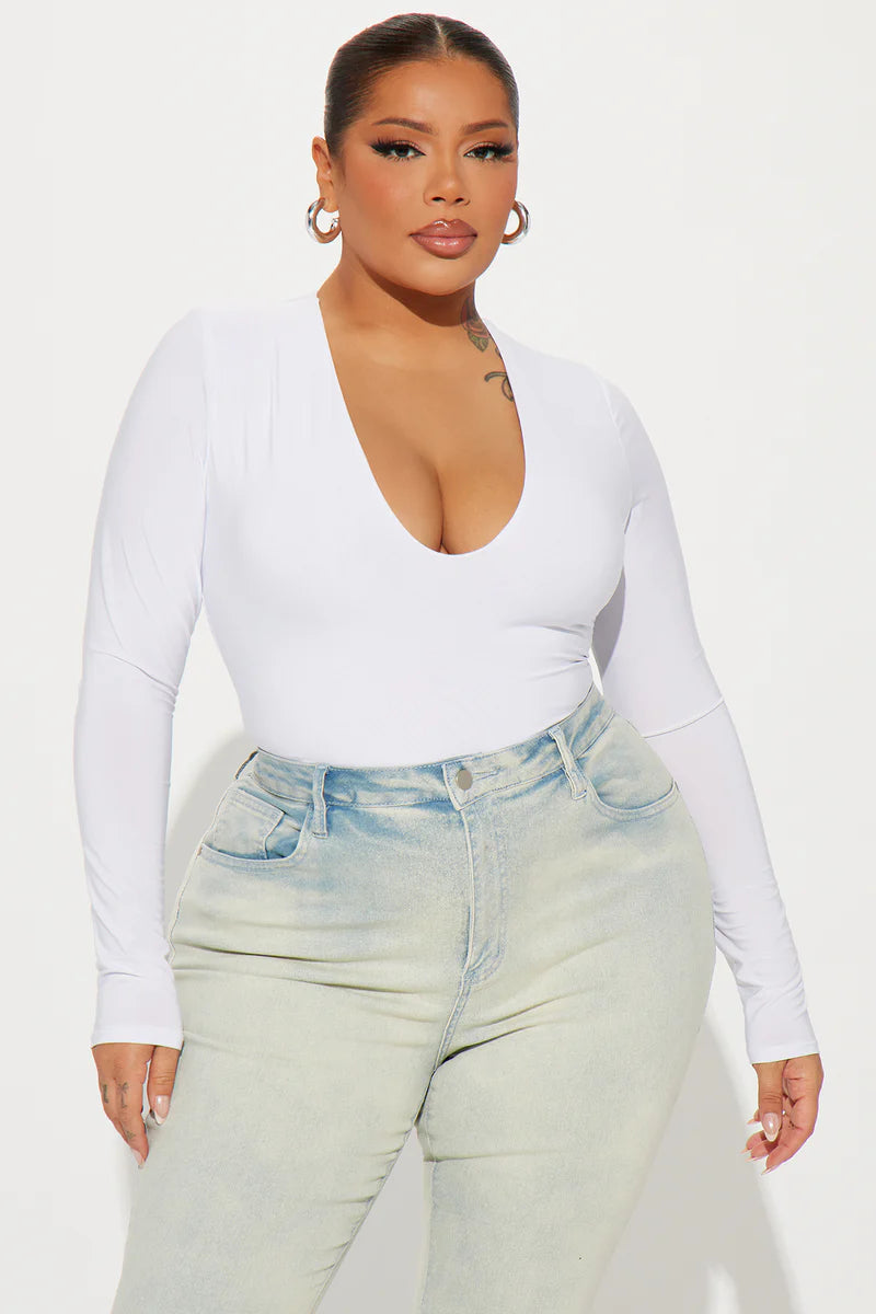 TAKE THE PLUNGE LINED LONG SLEEVE BODYDUIT