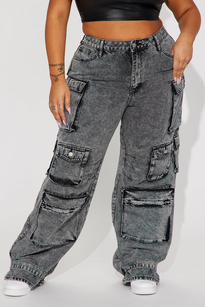 BILLIE LOW SLUNG CARGO JEANS