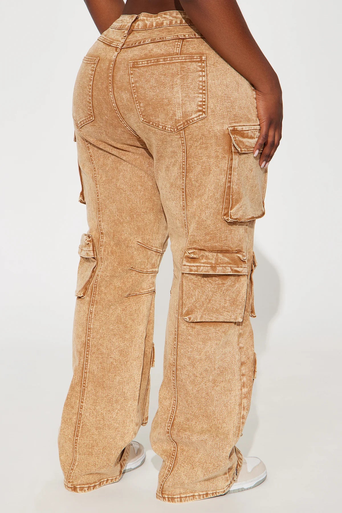 DEVOTED TO TI STRETCH CARGO JEANS