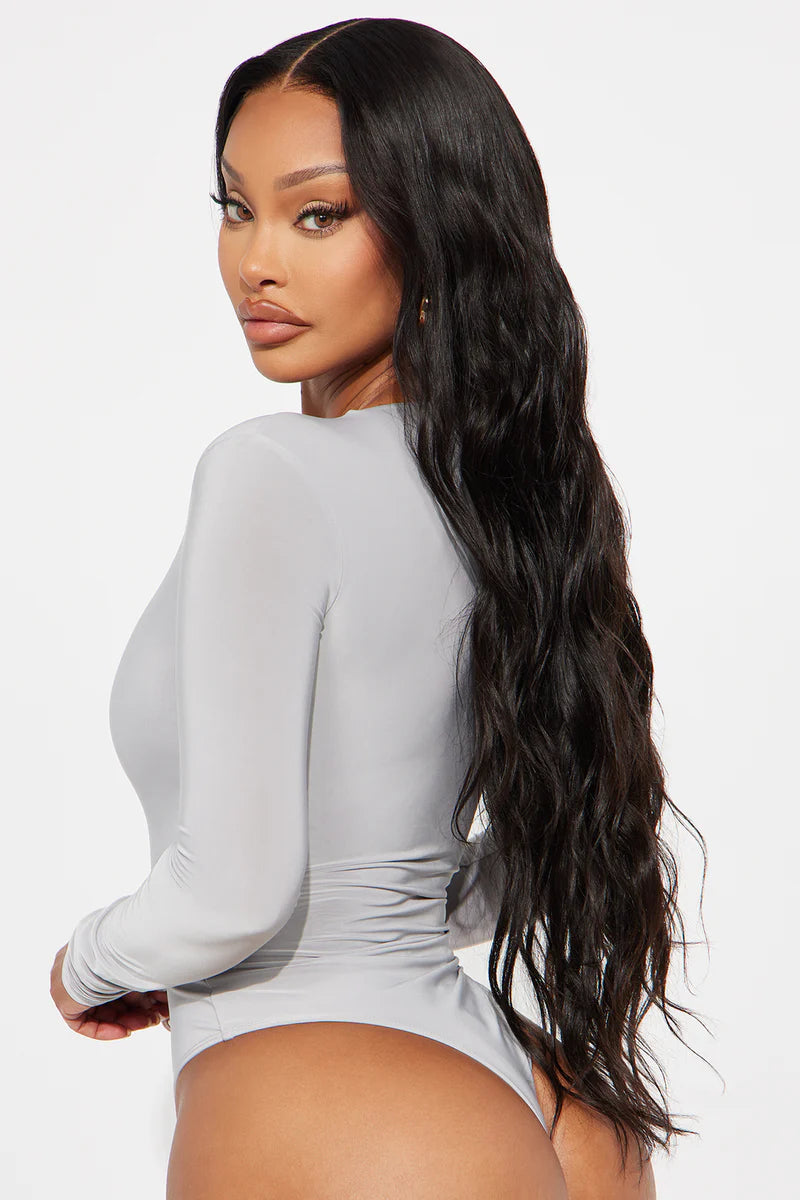 TAKE THE PLUNGE LINED LONG SLEEVE BODYDUIT