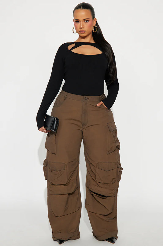 TALK IT UP OVERSIZED CARGO PANT