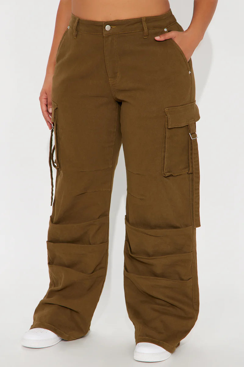 HONEY WIDE LEG CARGO PANT