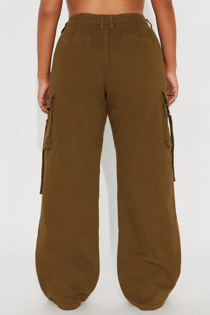 HONEY WIDE LEG CARGO PANT