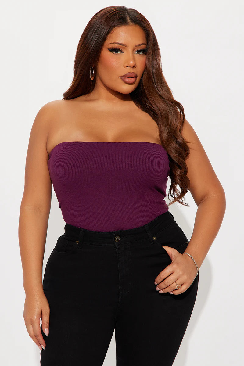 DEMI DOUBLE LINED TUBE BODYSUIT