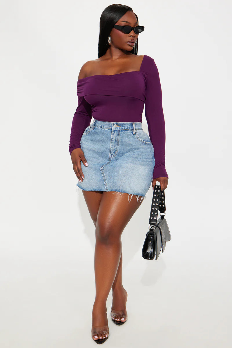 GIA ONE SHOULDER BODYSUIT