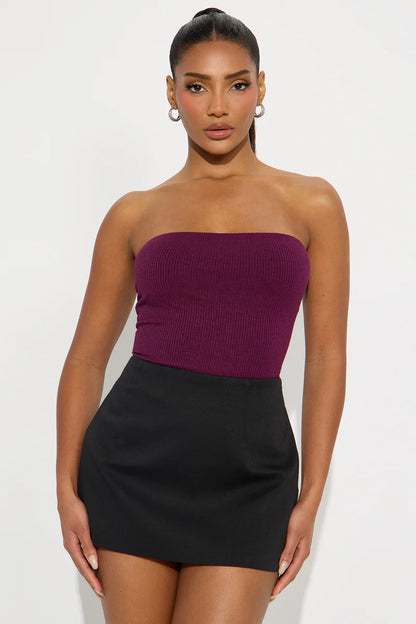 DEMI DOUBLE LINED TUBE BODYSUIT