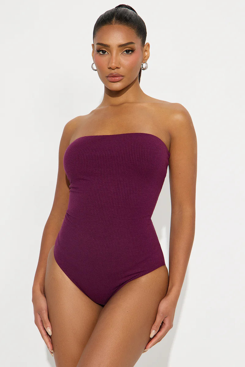 DEMI DOUBLE LINED TUBE BODYSUIT