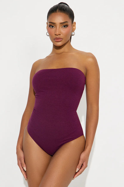 DEMI DOUBLE LINED TUBE BODYSUIT