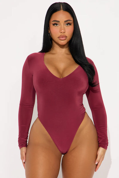 TAKE THE PLUNGE LINED LONG SLEEVE BODYDUIT