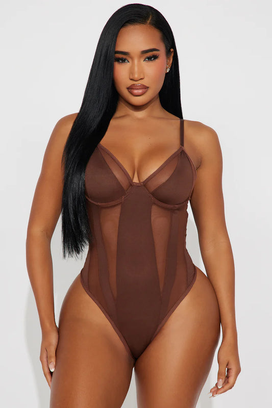 HIDING IN THE SHADOW MESH TEDDY