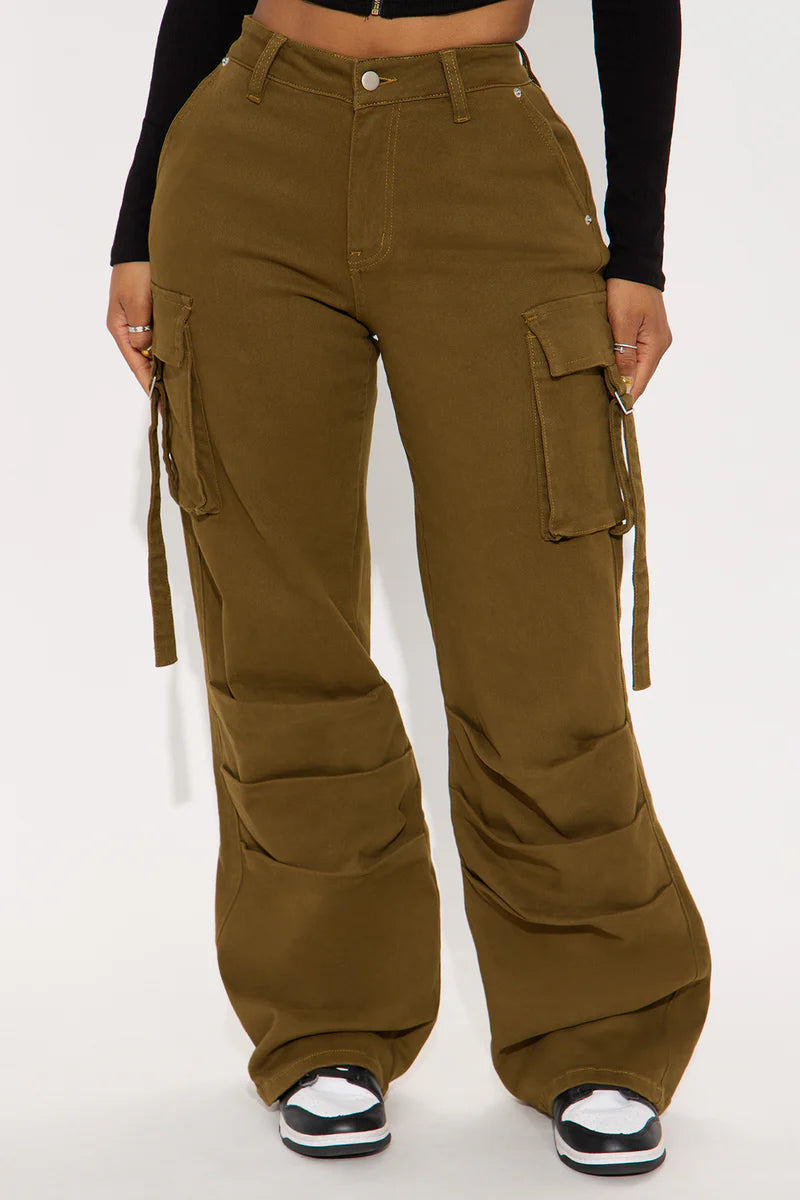 HONEY WIDE LEG CARGO PANT