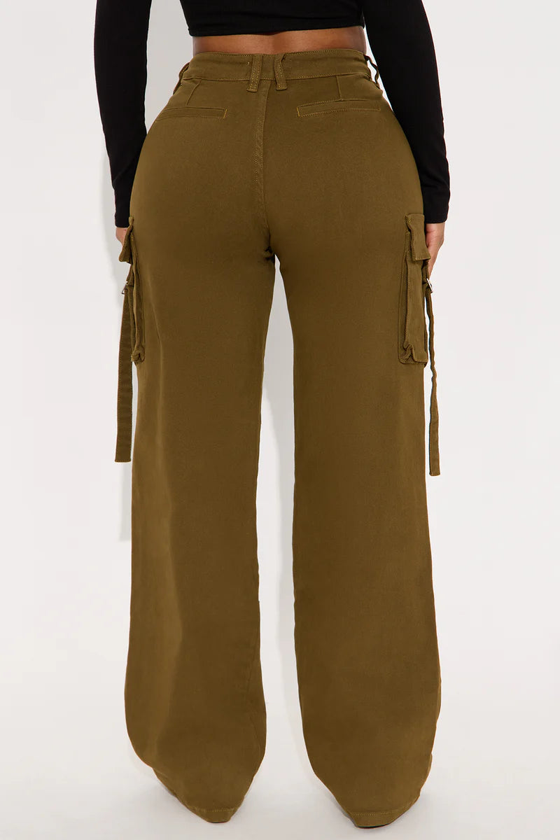 HONEY WIDE LEG CARGO PANT