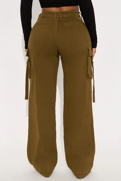 HONEY WIDE LEG CARGO PANT
