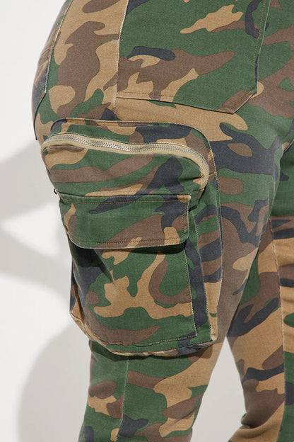 STAYING TRUE BOOTCUT CAMO CARGO