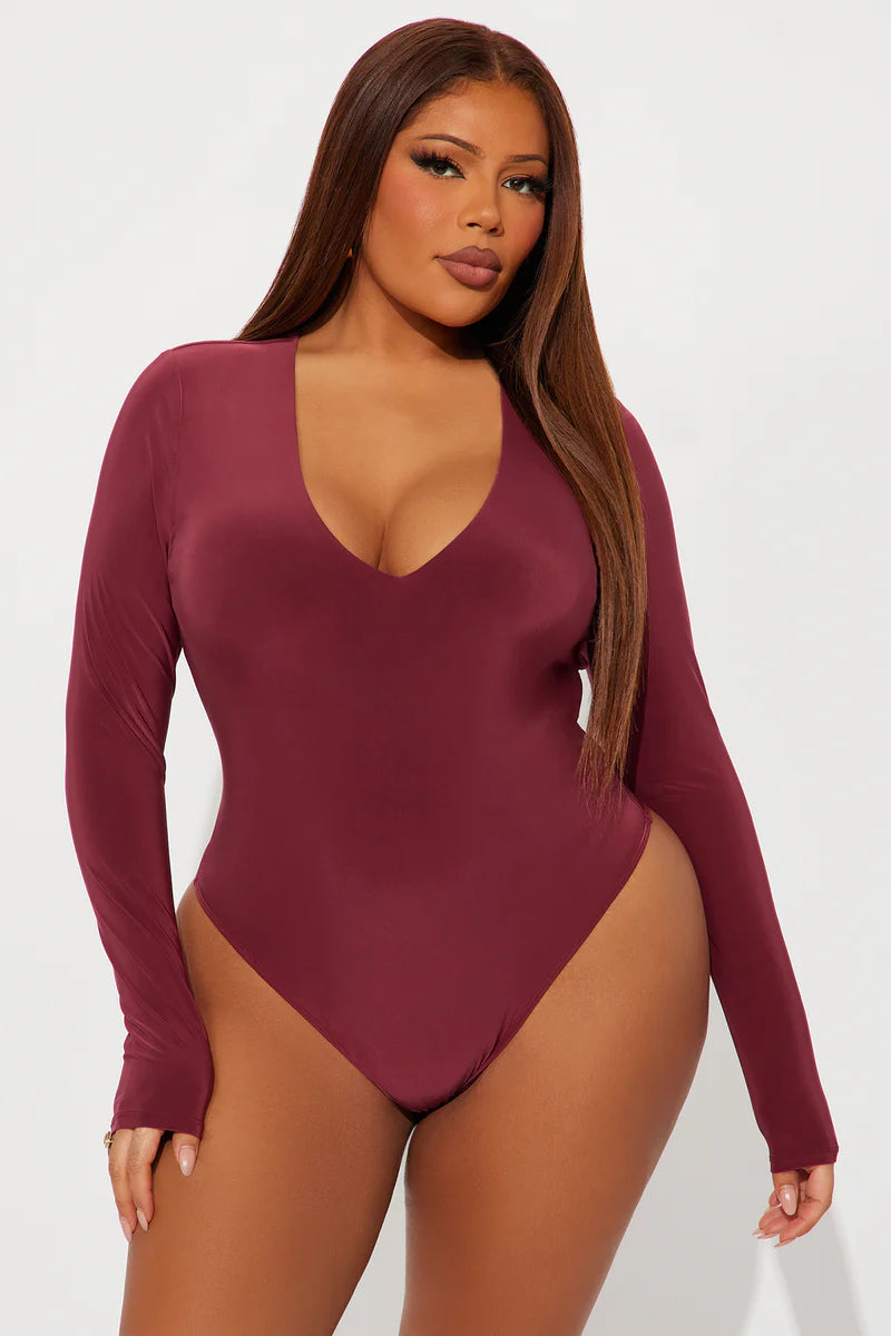 TAKE THE PLUNGE LINED LONG SLEEVE BODYDUIT