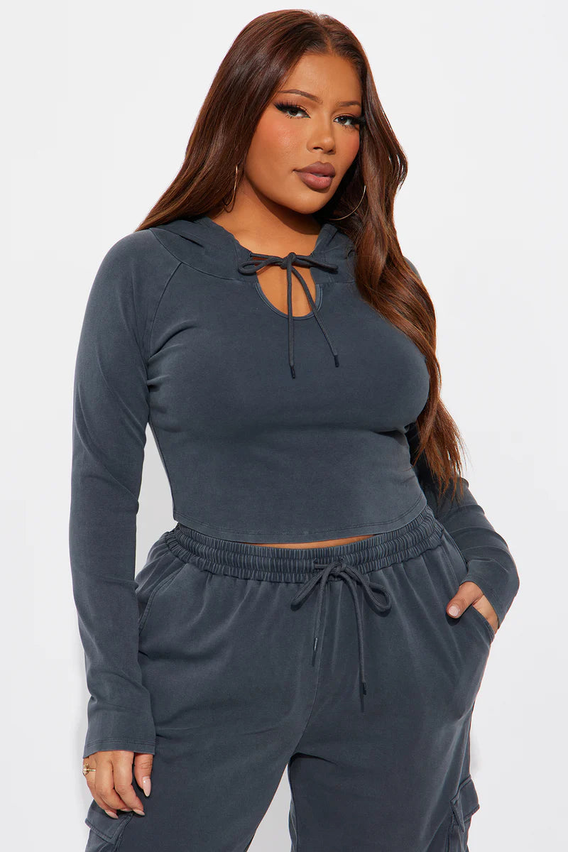 KEEP IT CASUAL WASHED PANT SET