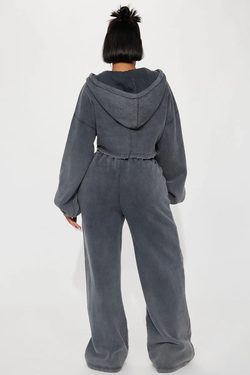 ON THE GO FLEECE PANT SET