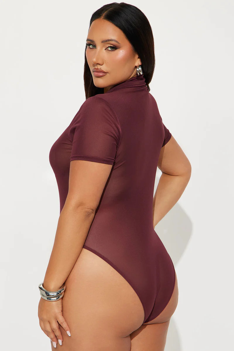 ELLERY POLO MESH BODYSUIT